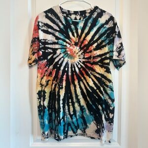 Cactus Jack Travis Scott Multicolor Spiral Tie-dye T-shirt